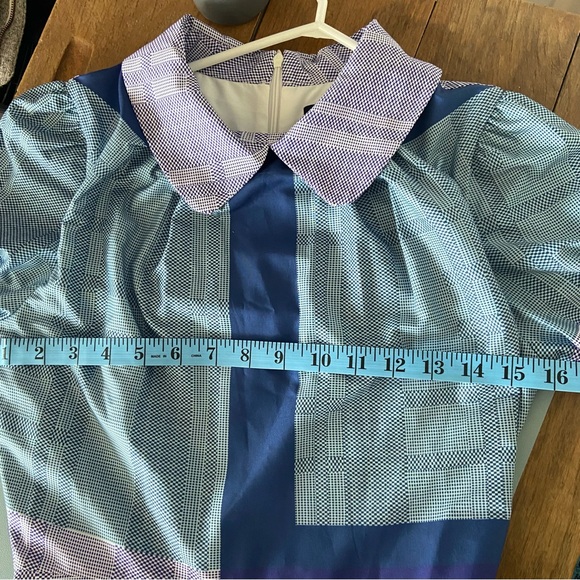 designer colour block dress size xs. - Picture 9 of 10